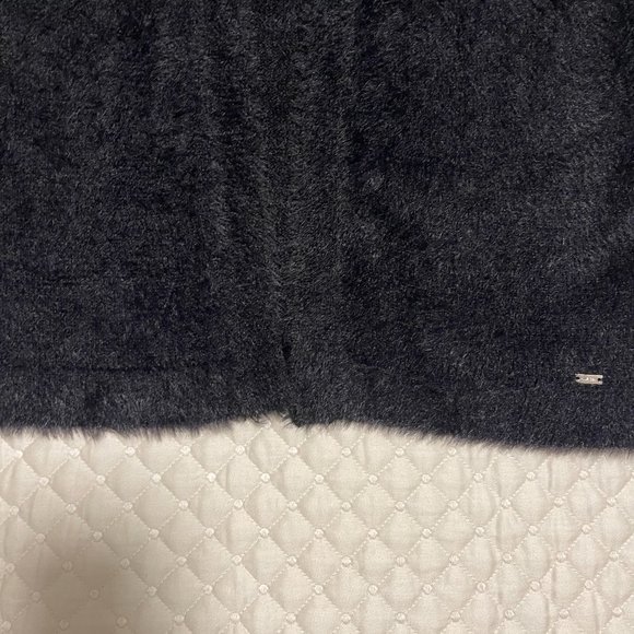 🌻 CLEARANCE- NWT – Tommy Hilfiger Super Soft Black Cropped Cardigan - Picture 6 of 10